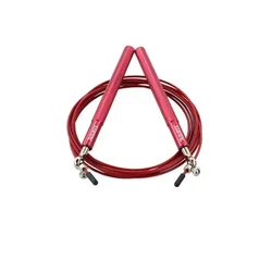 Premium Speed Jump Rope for Fitness and Training with Carrying Bag (Red)