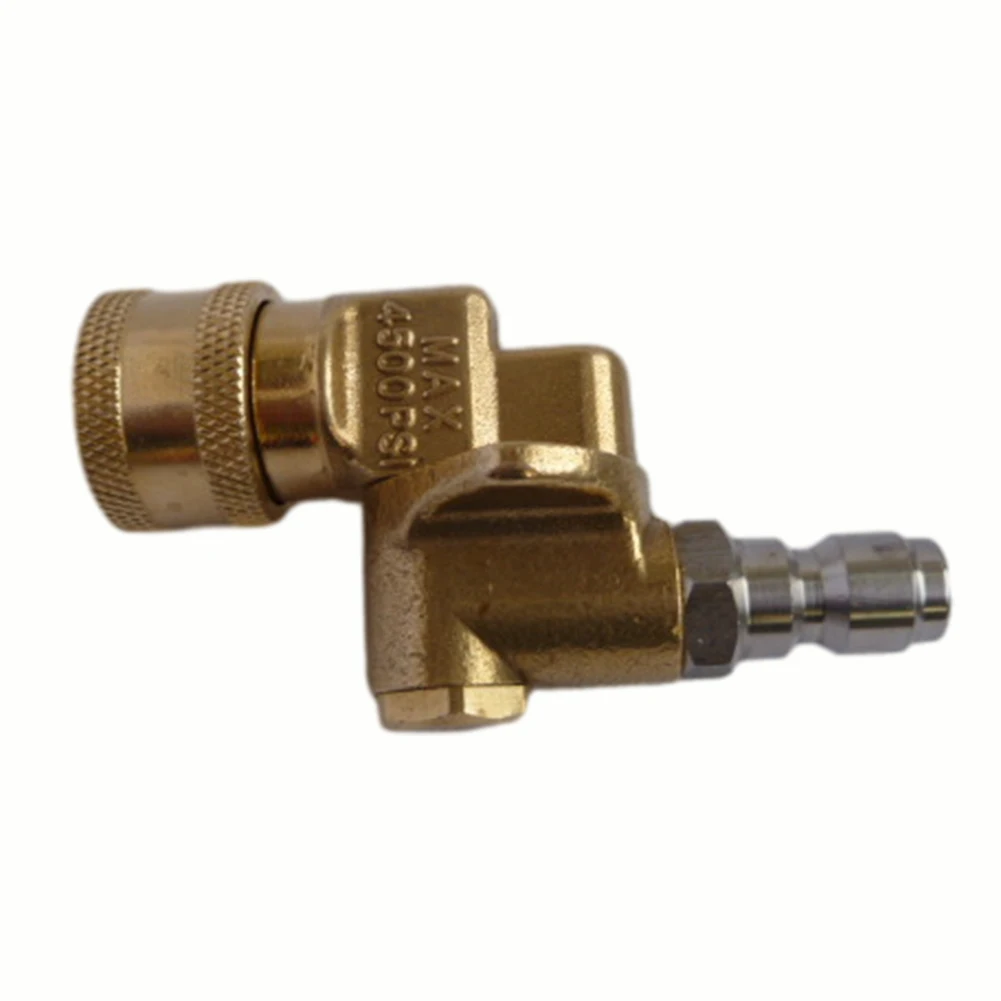 

1/4 High Pressure Car Wash Machine Quick Connect Rotary Coupler Rotation Angle Adjustable Adapter