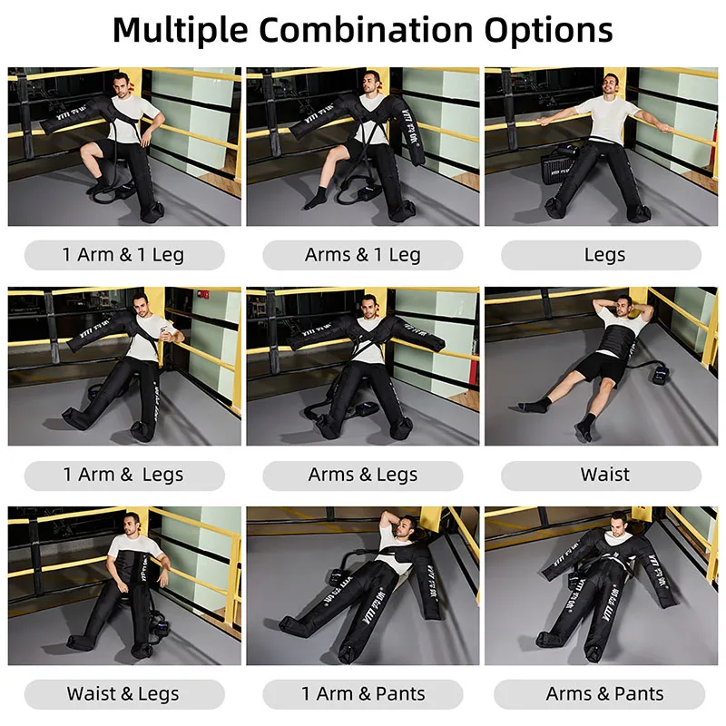 yiti legs pressotherapy for lymphatic drainage and sports recovery full leg massager to relieve pain relax muscles with 6 cavity YITI Legs Pressotherapy for Lymphatic Drainage and Sports Recovery Full Leg Massager to Relieve Pain Relax Muscles with 6 Cavity 6