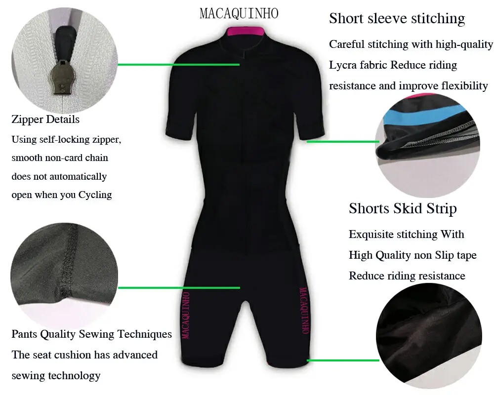 여성용 사이클링 브라질 점프 슈트 무료 배송 블루 긴 소매 트라이 애슬론 젤 반바지 Macaquinho Ciclismo Bike Clothes 2022