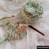 50g Garden Series Hand Mixed Knitting Yarn Green Flower Thread Handmade Crochet Stick Needle Woven Bag Hair Loop Yarn Gift Decor 3