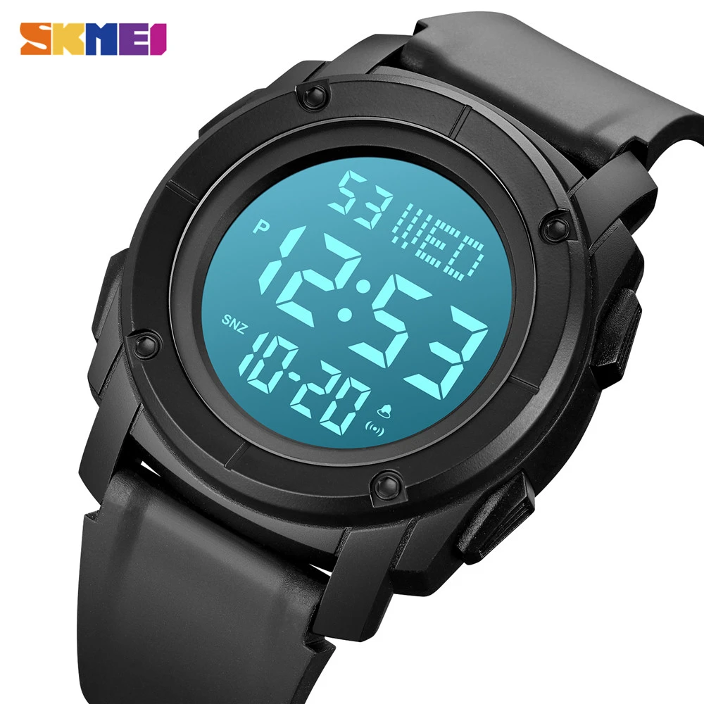 SKMEI Outdoor Military Chrono Countdown Sport Watch Men Alarm Clock 5Bar  Waterproof Watches LED Digital Watch reloj hombre 1853 - AliExpress