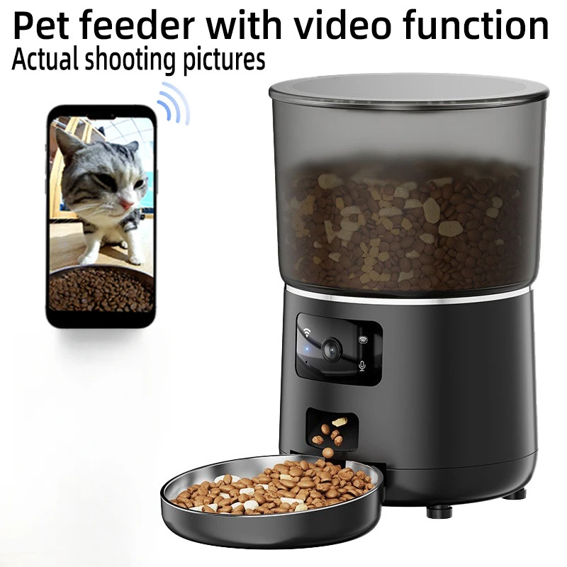 Smart WiFi Cat Feeder Camera 4