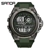 SANDA 6024 2023 Top Brand Men's Watches 5ATM Waterproof Sport Military Wristwatch Quartz Watch for Men Clock Relogio Masculino 2
