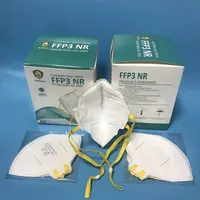 Head mounted FFP3 mask adjustable 3D three-dimensional protection against oily particles EN149 2001 respirator headloop masks 1