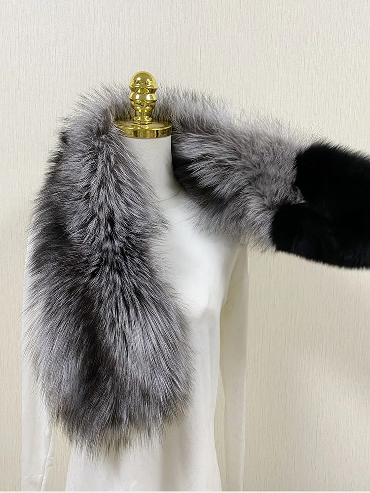 Neck Warmer for Women, Full Fur Collar