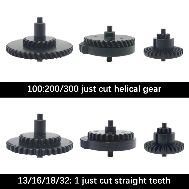 Gear Set CNC Steel Cut SHS Helical Reinforce Torque High Speed for Ver.2 /3 AEG EBB Gearbox