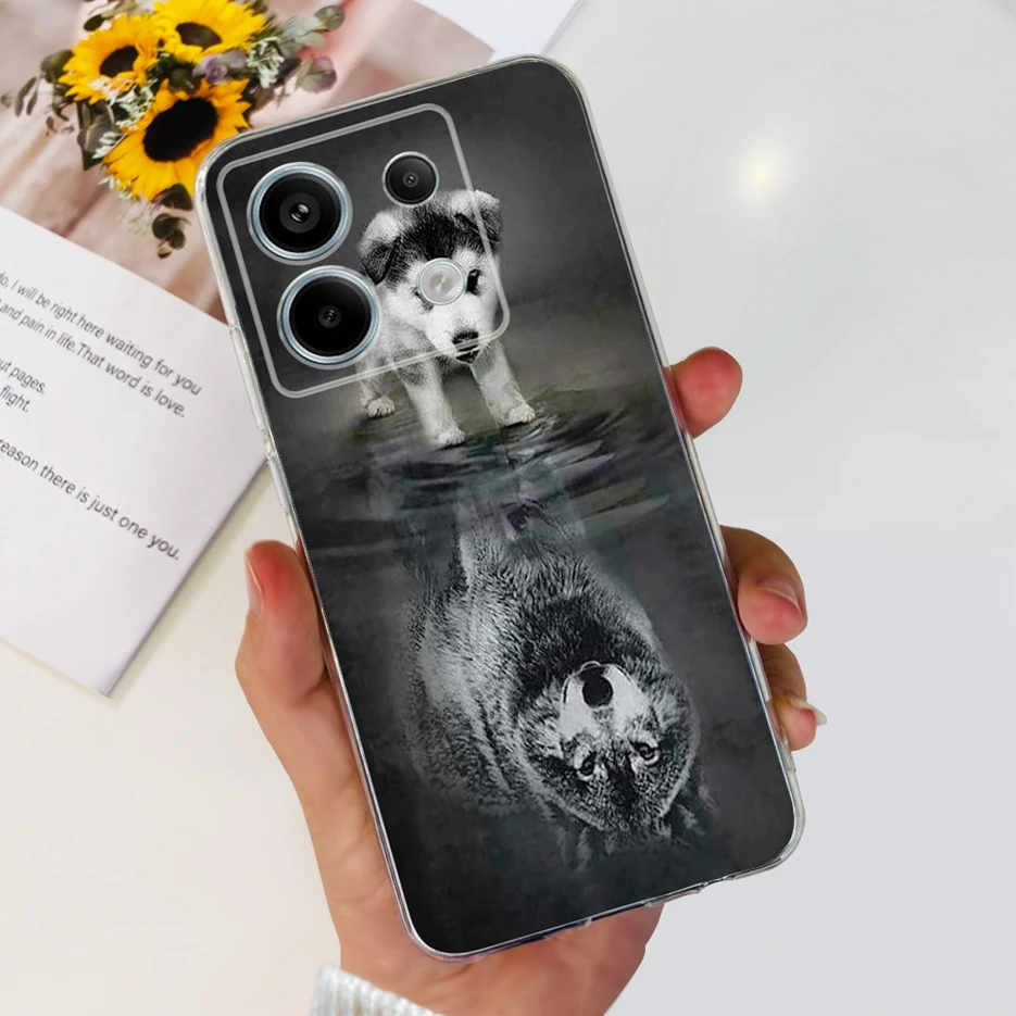 Cute Cat Butterfly Painted Soft Silicone Phone Case