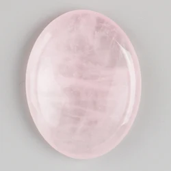 Jade Chakra Healing Palm Stone - Natural Crystal Quartz Worry Stone for Home Decor and Wellness (Rose quartz)