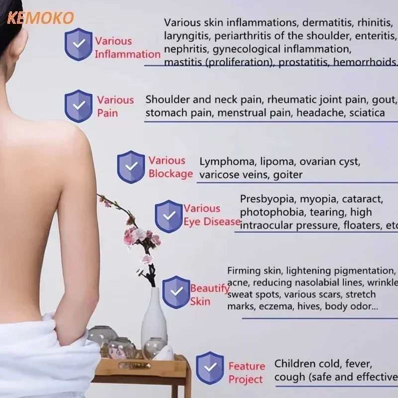 Terahertz Wave Cell Light Magnetic Thz Therapy Device Electric Heating Body Care Pain Relief  Therapy Physiotherapy Health Care 4