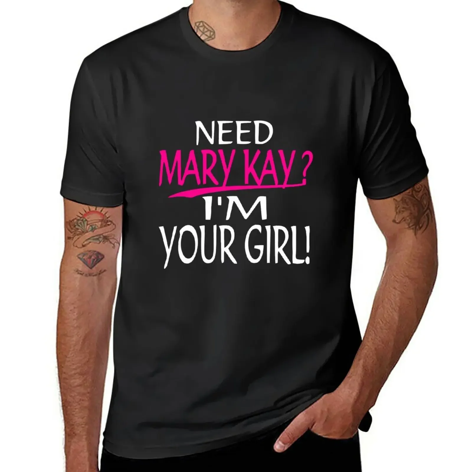 

Футболка с надписью «Need Mary Kay I_m Your Girl Mary Kay», черная футболка, детские футболки, футболки для мальчиков, быстросохнущая футболка, мужская одежда