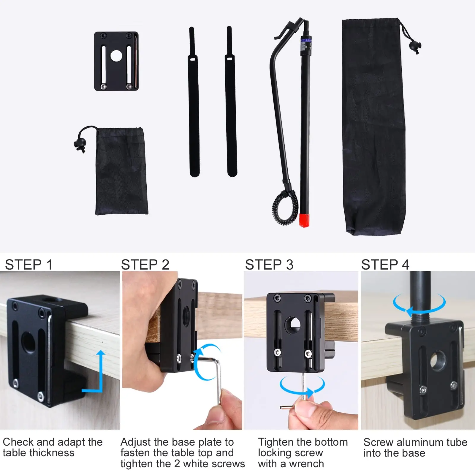 Garden Hose Hanger CPAP Hose Holder Hanger Height Adjustable