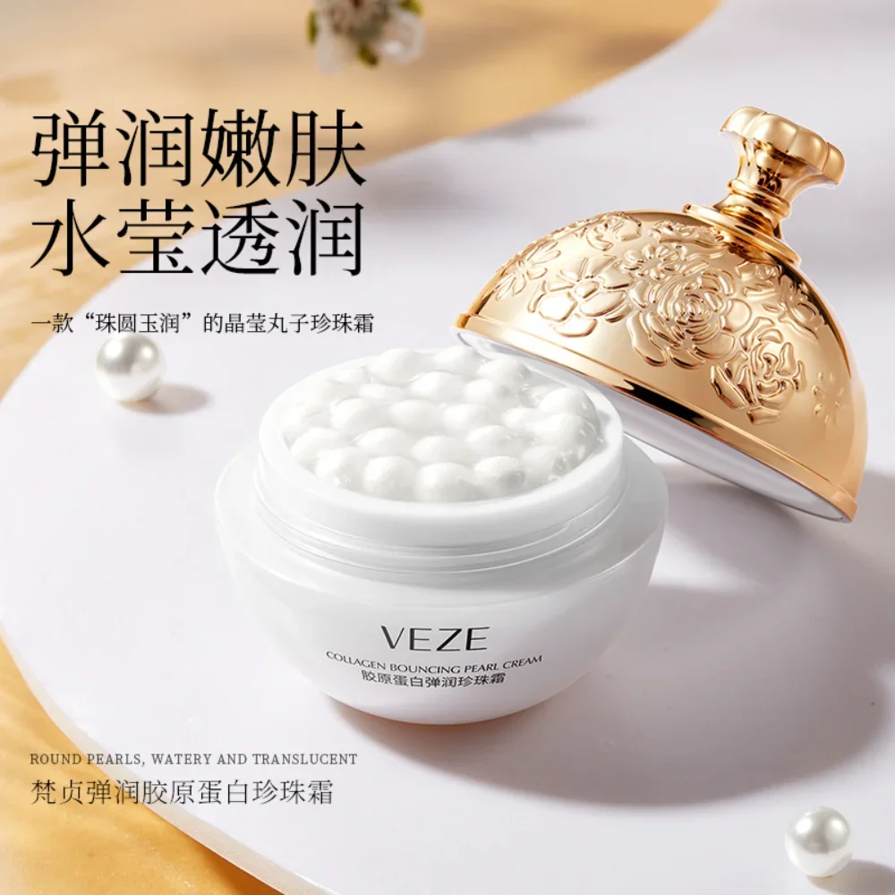 

Collagen Elastic Pearl Cream 30g Restructuring Pearl Pill Filling Cream Anti-aging Anti Wrinkle Moisturizing Korea Skin Care