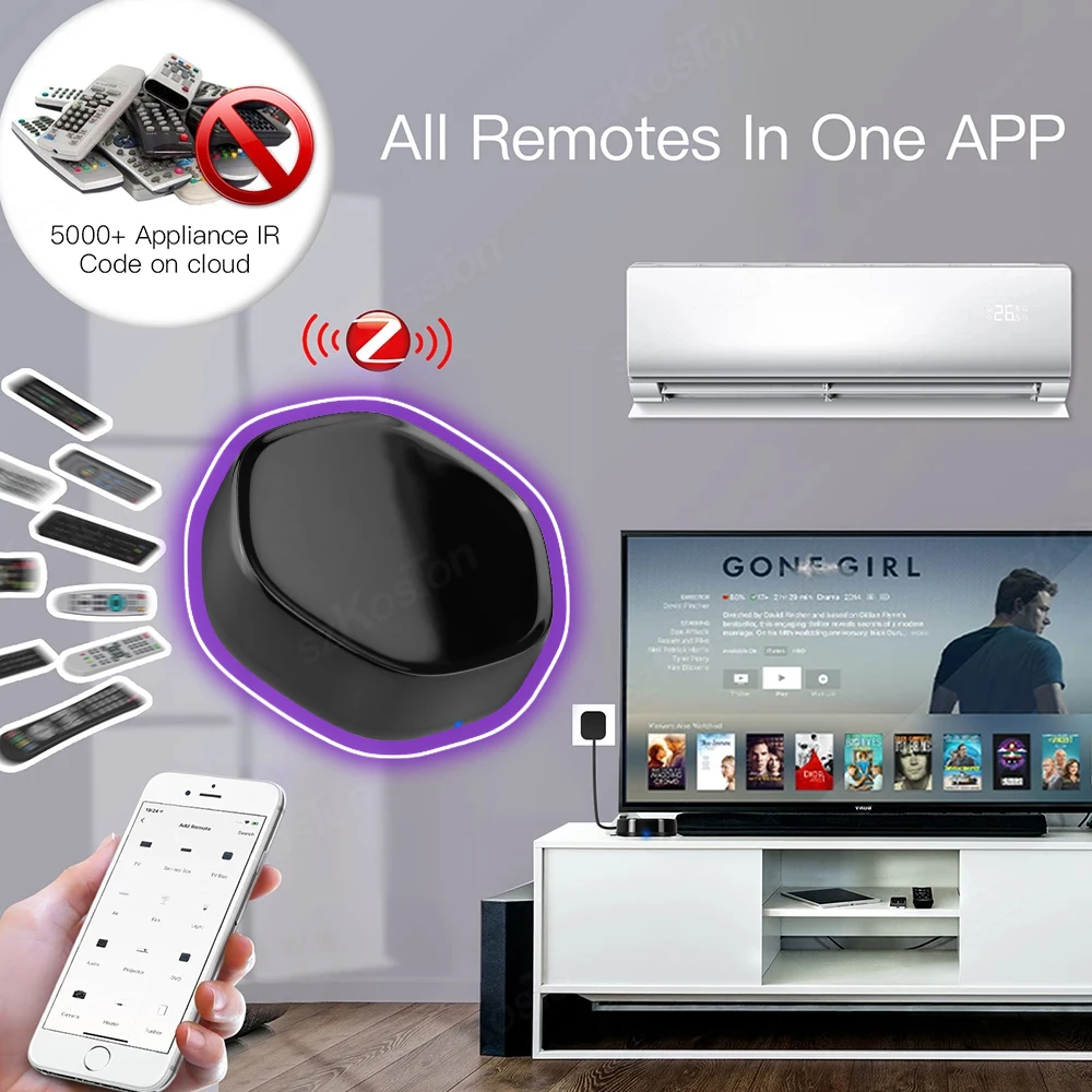 ZigBee IR Remote Control Multi-Mode Gateway Tuya Hub Smart Home Wireless Bridge Bluetooth Mesh for Alexa Google Control
