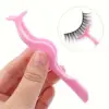 Stainless Steel Eyelash Extension Tools, Curved Eyelash Tweezer, False Eyelashes Applicator Tweezer, Lash Brush 4
