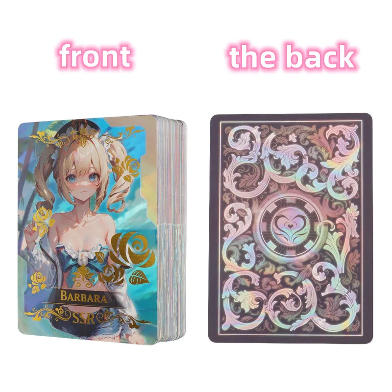 Anime Trading Cards 55Pcs Goddess Story Holographic Cards