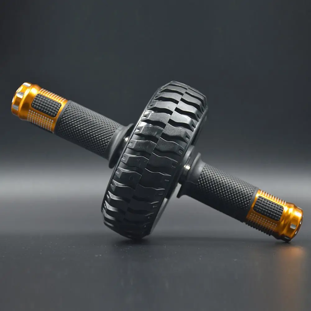 Rubber Single-wheel Abdominal Fitness Gym Exercise Roller Solid Ab Wheel Roller Anti-slip