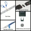1M/3M/5M Bluetooth App Control 5V LED Light String Computer Desk DIY Backlight 5050 RGB Tape Home Decoration Lights Strip 5