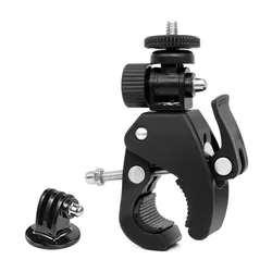 For Gopro Hero 11 10 9 8 7 6 5 4 Black Bicycle Motorcycle Handlebar 360 Degree Tripod Mount for YI 4K SJCAM Accessories