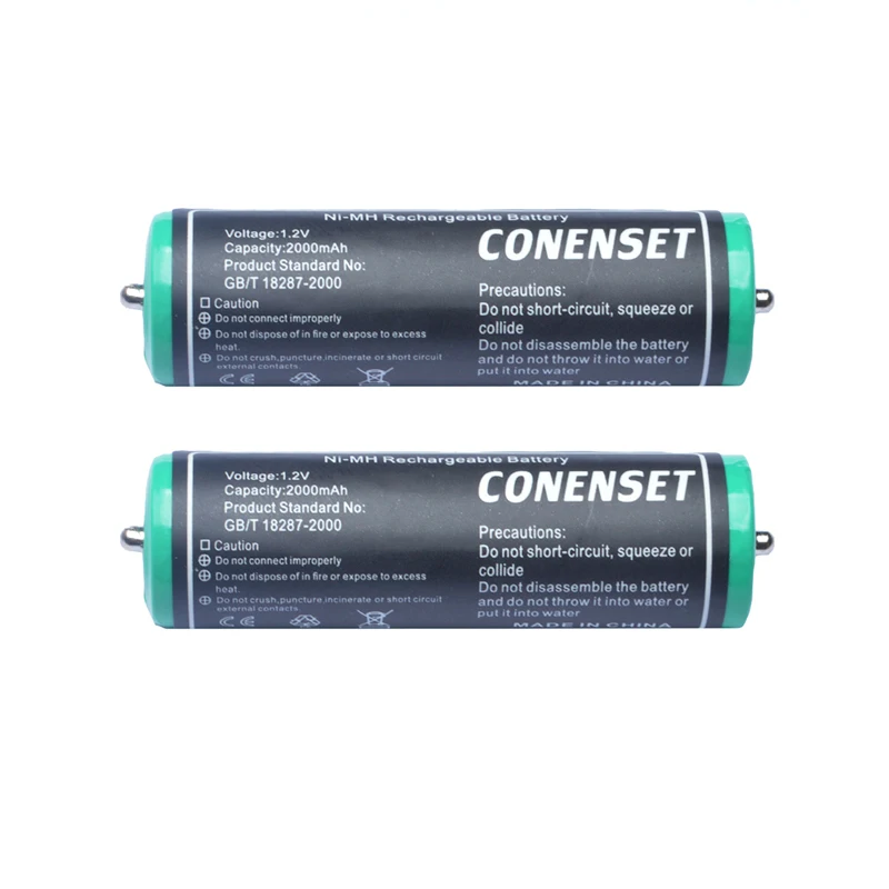 2pcs Replacement Battery for Braun 390 5684 3020S 3030S 3040S 3050CC 3080cc 3090CC 320S-4 330 350CC-4 shaver razors Batteries 6