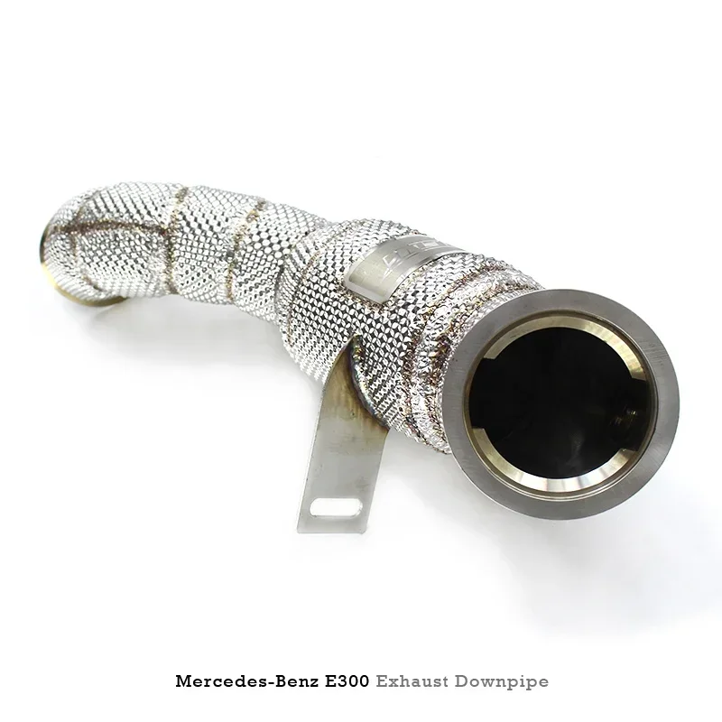 Section High flow Pipes branch downpipe Exhaust Pipe with for E200 E300 W213 2.0T