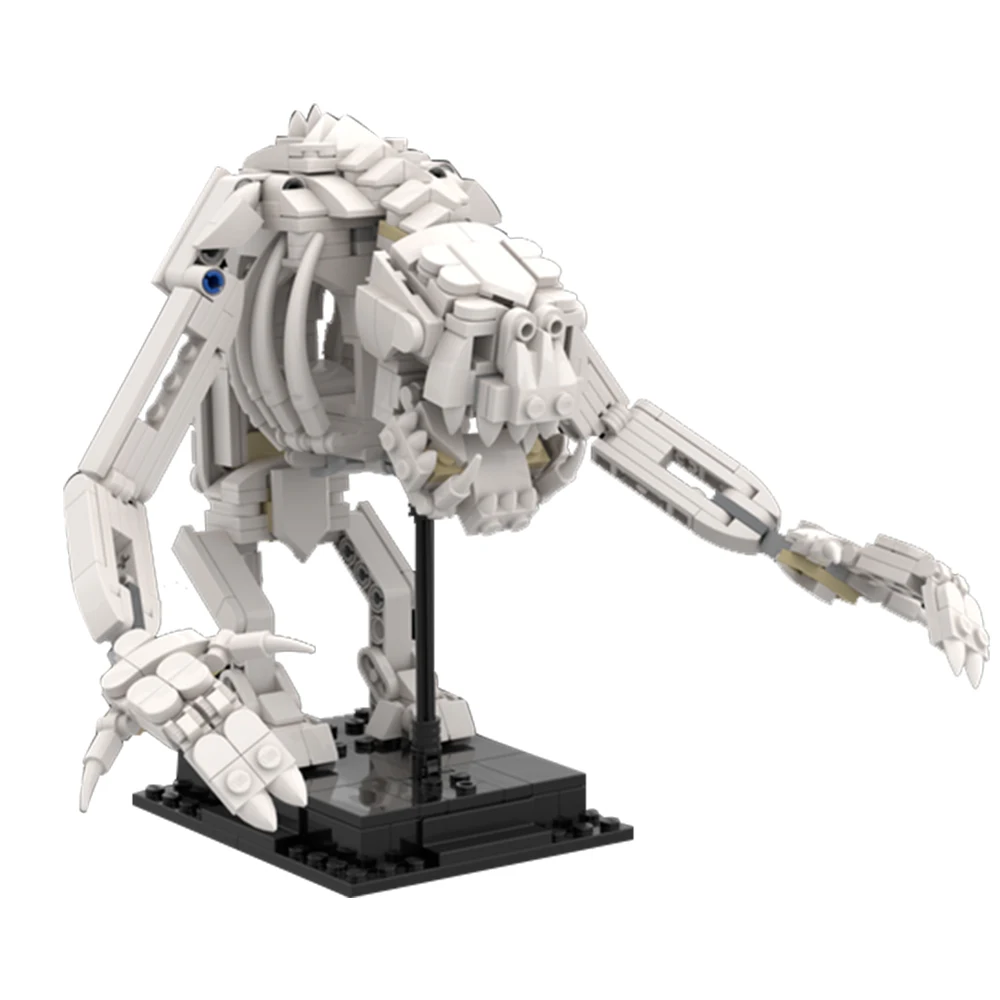 

MOC Ideas Dinosaur Skeleton Fossils Building Blocks Museum Educational DIY Display Model Toys Bricks For Children gifts