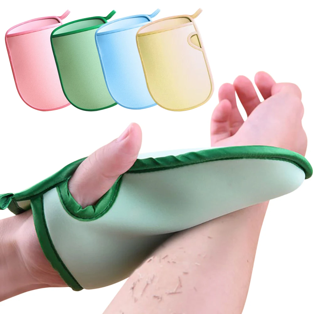 

Exfoliating Mitt Glove Body Scrubber for Kids Bath Scrubber Soft Skin-Friendly Sponge Towel Massage Spa Mitt for Children Adults