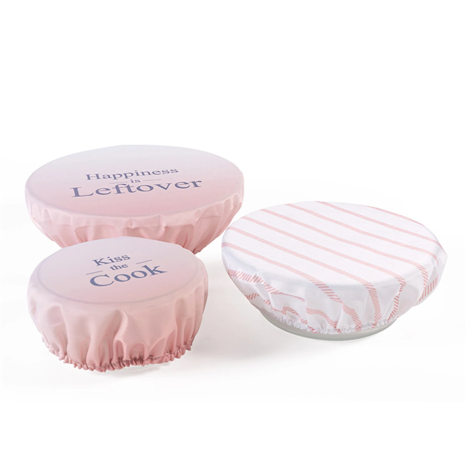 Oxford Cloth Printed Bowl Cover Reusable Elastic Food Bowls Protective Cover Multipurpose Kitchen Container