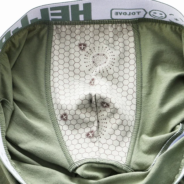 Calzoncillos Bóxer transpirables para hombre, ropa interior de algodón, Sexy, talla grande 6