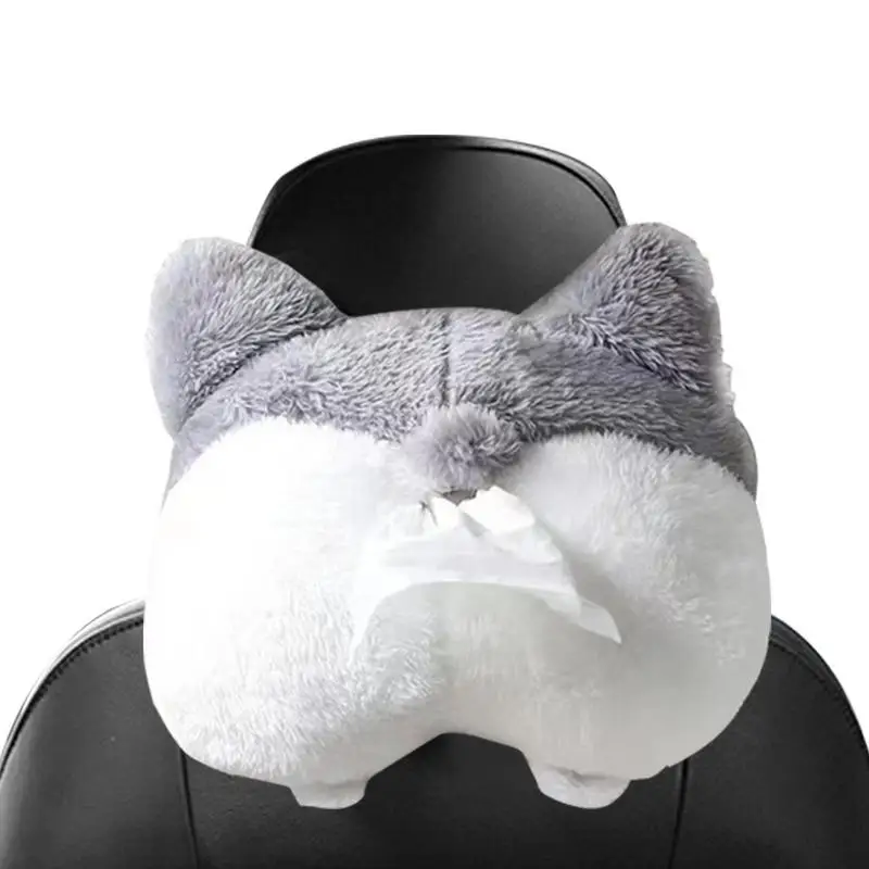 

Corgi Tissue Holder Soft Plush Tissue Holder Car Hanging Pouch Napkin Storage Box Tissue Tray Paper Container For Car Home