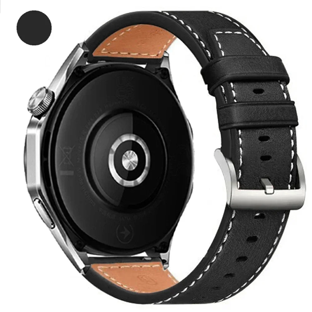 Premium Leather Watch Strap - 20mm/22mm - Elegant Replacement Band