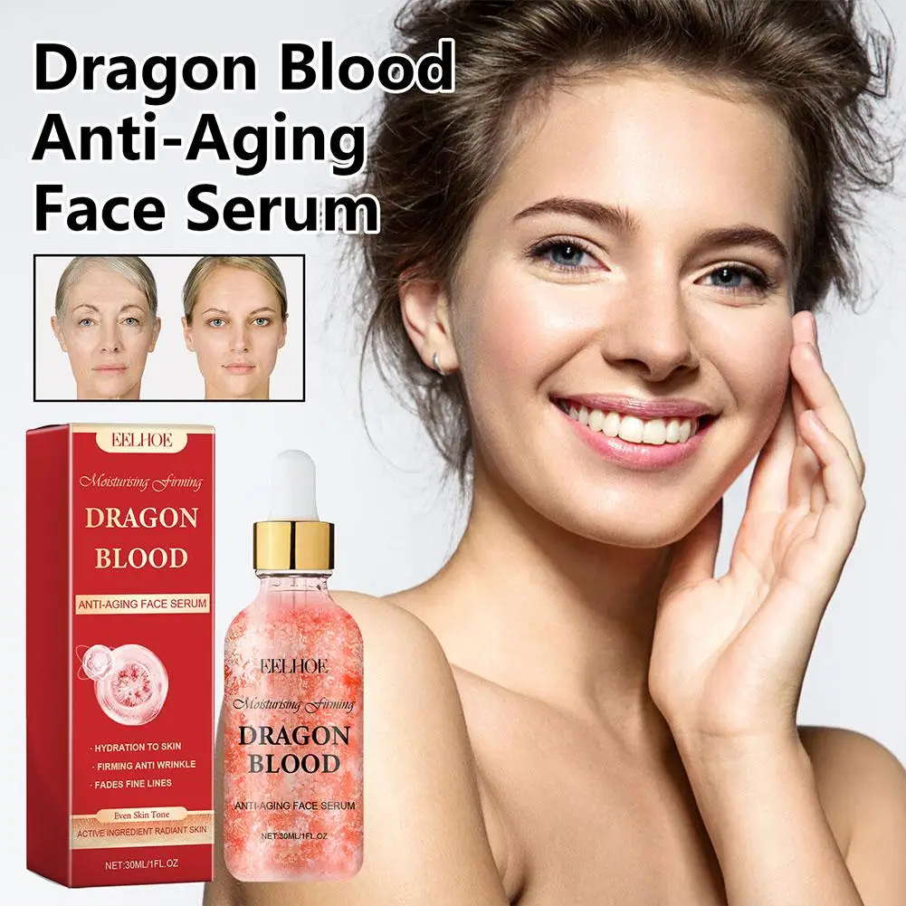 

0ml Dragon Blood Serum Placenta Rejuvenation Anti Aging Wrinkle Whitening Remove Essence Skin Firming Face Cosmetics Y3C0