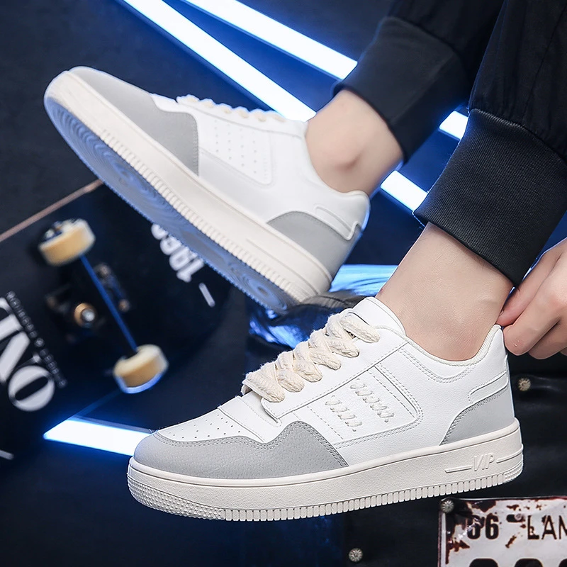 Gewaad Acquiesce Met andere bands Mannen Schoenen Herfst Nieuwe Witte Schoenen Heren Outdoor Lace Up Sneakers  Fashion Slijtvaste Skateboard Schoenen lage Top Loopschoenen| | - AliExpress