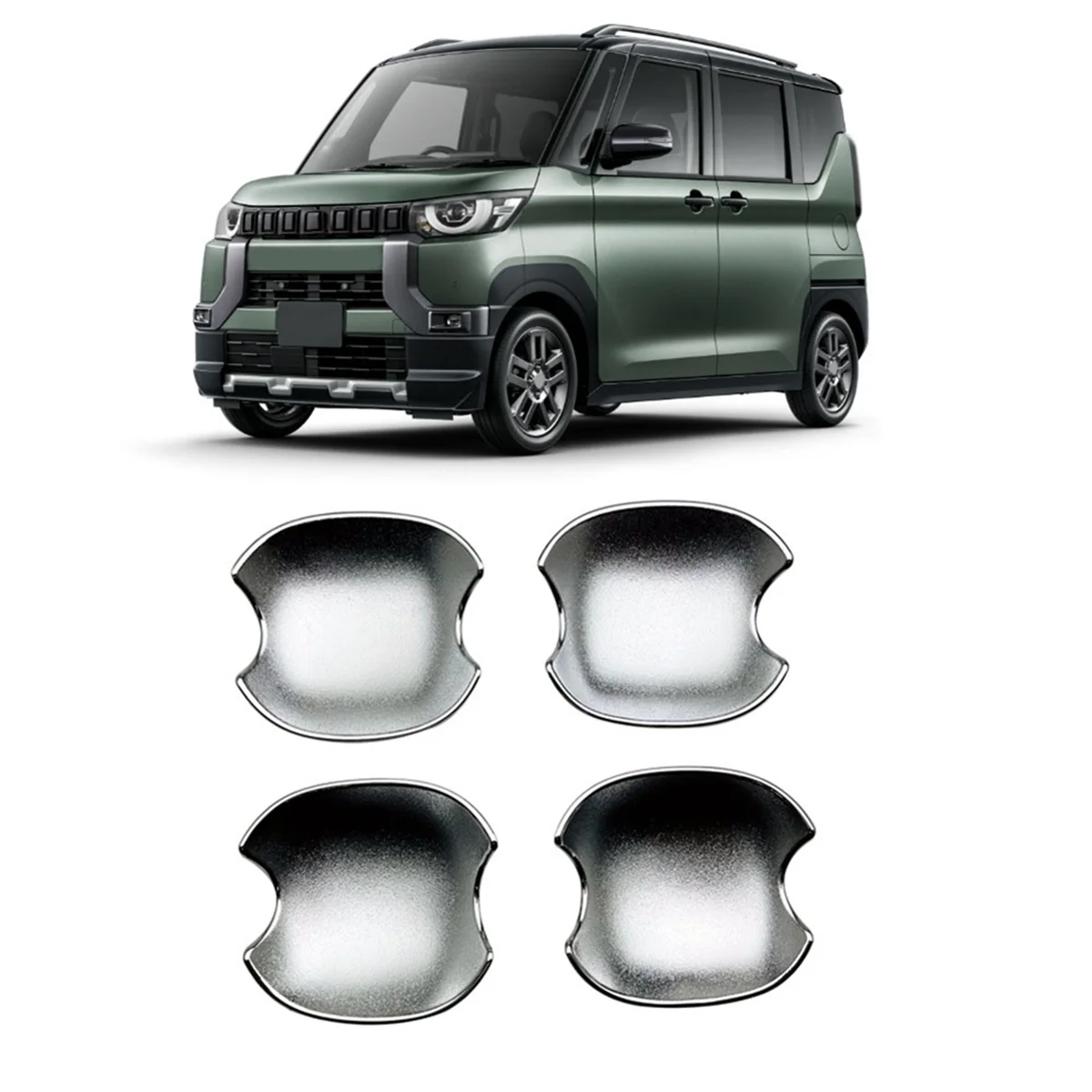 ܺ ¦ ڵ  Ŀ ũ, Delica Mini 2023 2024 ¦, ܺ ڵ Ʈ ƼĿ, 4 