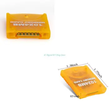 Scheda memoria E74D da 1024 per scheda memoria della console Saver per GameCube per