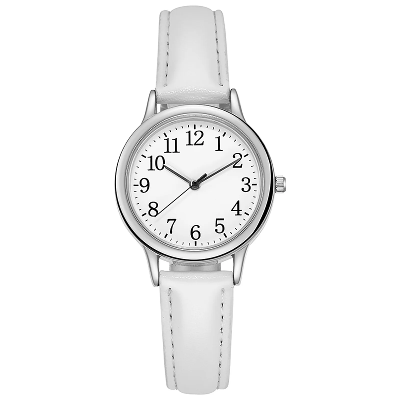 

Часы женские кварцевые с японским механизмом, изящные простые наручные часы с арабскими цифрами, с простым циферблатом