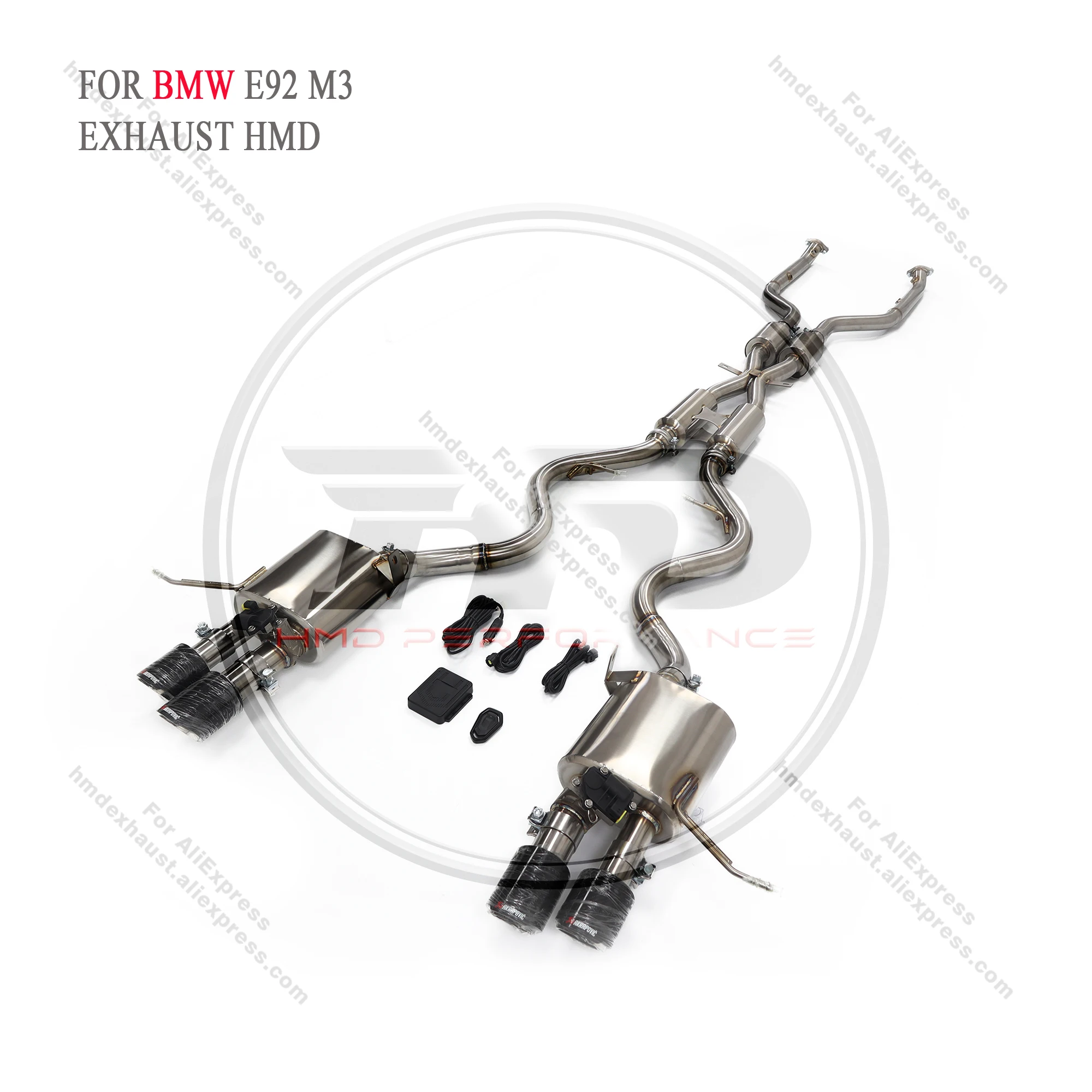 

HMD Exhaust System Stainless Steel Performance Catback for BMW E92 M3 4.0L Muffler With Valve