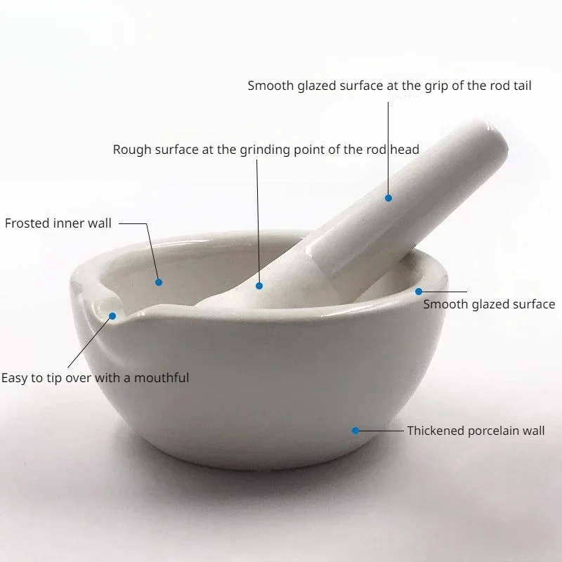 Salt and Pepper Grinder Nut Spice Grinder Herb Grinder Pepper Grinder Herb Spice Grinder Household Ceramic Mortar and Pestle Set Grinding Bowls for Kitchen Spices Teas Garlic Pepper Grinder Mini Herb Mills Mulit Size