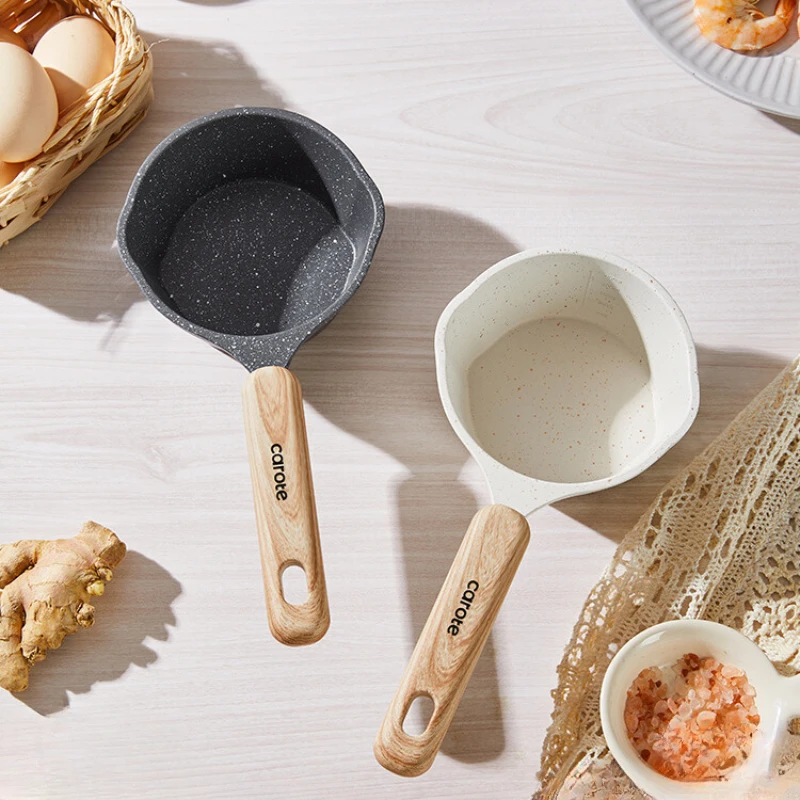 

Многофункциональная кастрюля для распыления масла из медицинского камня, простая Бытовая мини-кастрюля для жарки яиц, специальная маленькая кастрюля для масла из алюминиевого сплава с антипригарным покрытием