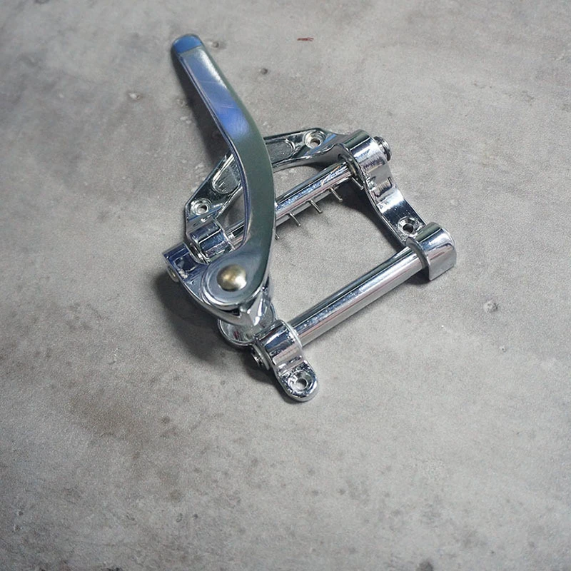 EIN Set Vintage Tremolo Brücke Saitenhalter Vibrato System Für Elektrische Gitarre Zubehör Teile Musikinstrument Schwarz Splitter Gol – Detail 6