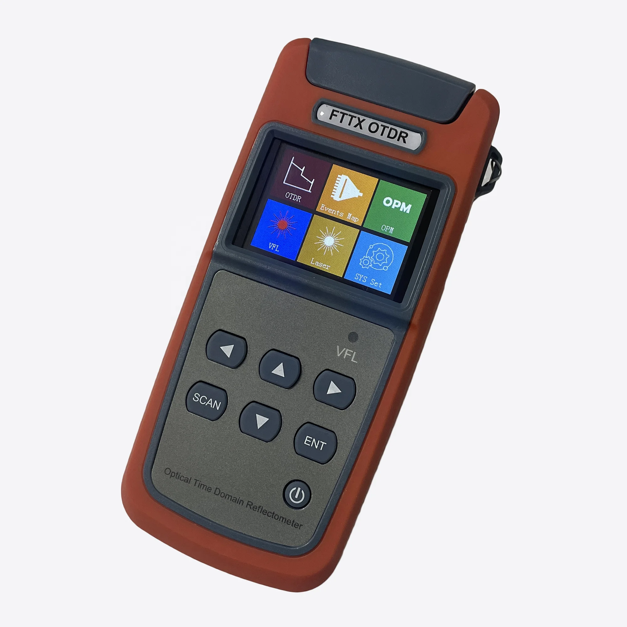 

1550 нм 22 дБ 60 км 5 функций в 1 устройство smart OTDR с оптическим измерителем мощности и оптическим источником света, карта событий VFL и ИОЛ