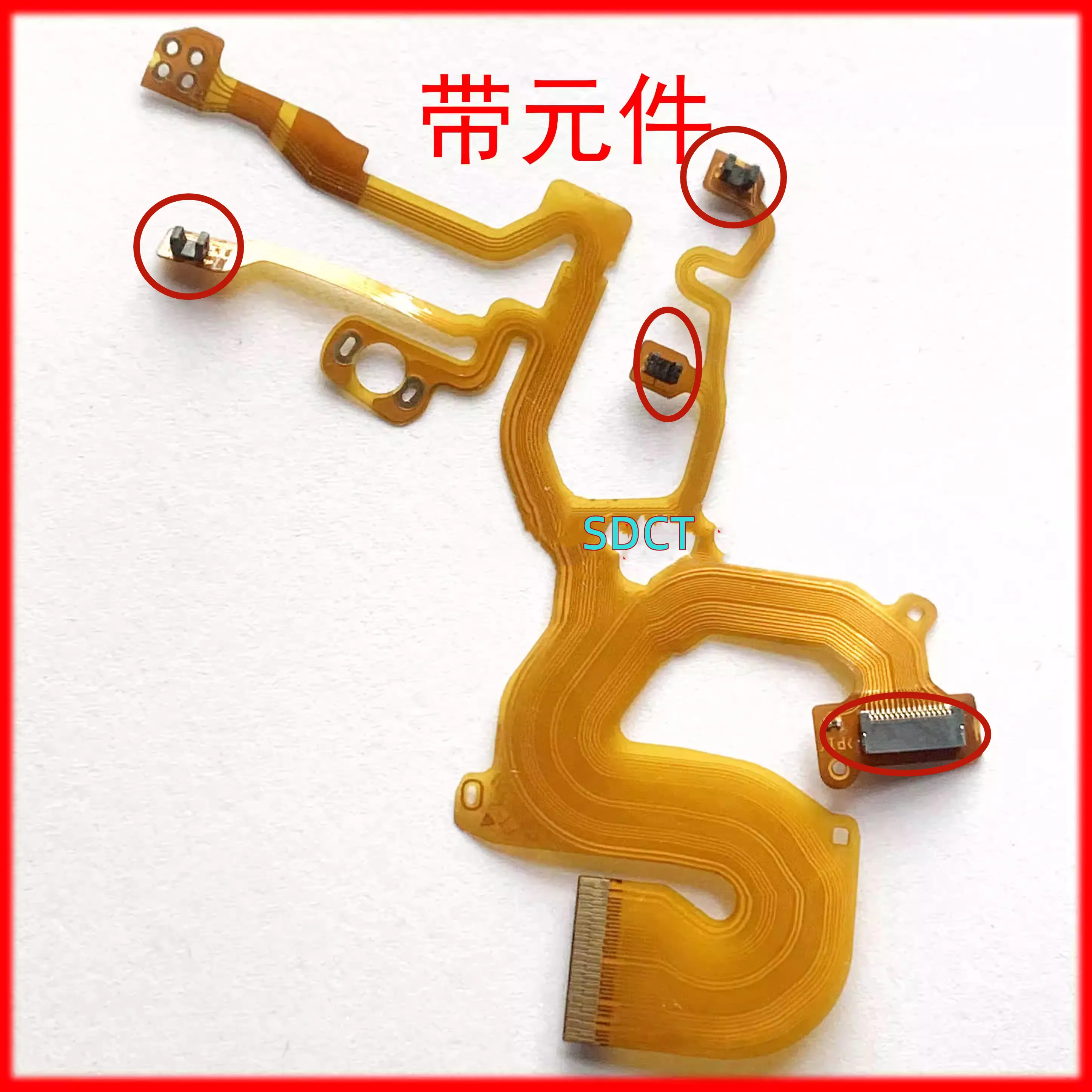 NEW Lens Back Main W730 Flex Cable For Iconic Brand DSC-W730 DSC-W830 DSC-WX60 DSC-WX80 W830 WX60 WX80 Digital Camera ( With Socket)