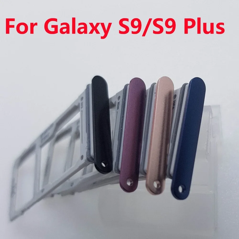 Dual Sim Card Tray Slot Holder Replacement Part for Samsung Galaxy S9/S9 Plus