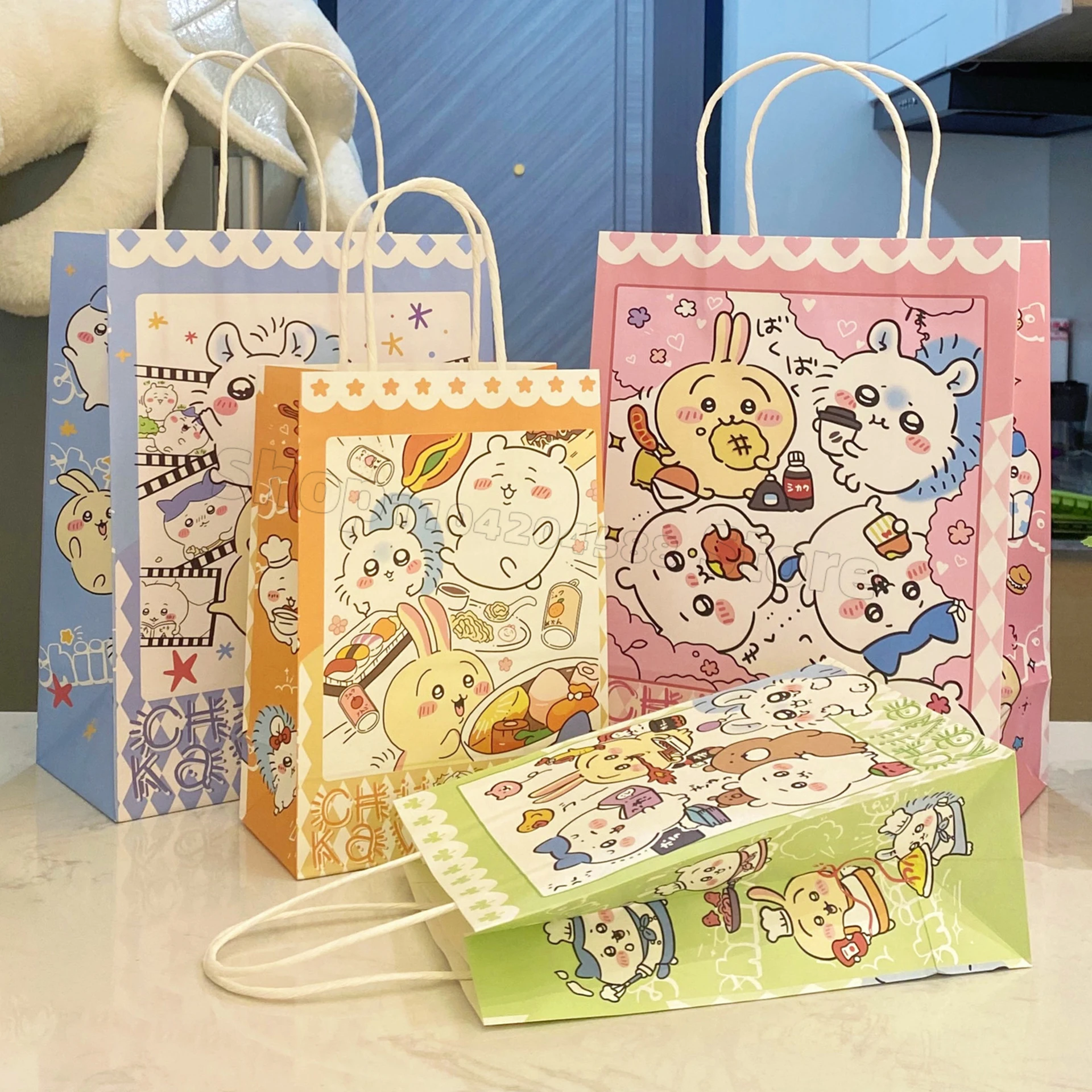 Kawaii Nice Paper Bags Custom Wholesale New Style Cartoon Donut