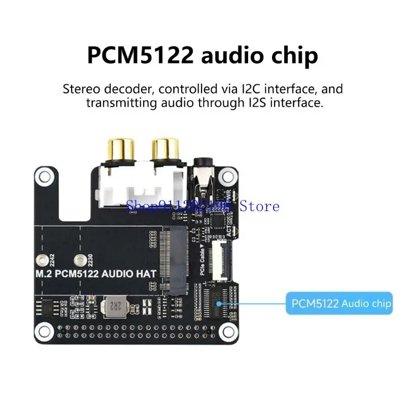 8Gbps NVMe를 지원하는 P82A 고급 PCIe M.2 I2S 사운드 인터페이스 확장 보드