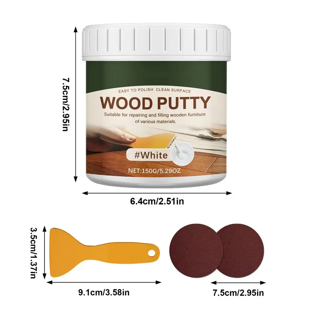 Description Picture 2 of itemWood Filler Exterior All-Purpose Exterior Wood Filler Wall Putty Hole Repair Professional Wood Hole Filler Stainable Wood Filler