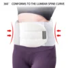 Waist Pillow Back Brace Support Belt Side Reclining Lumbar Support Belt Warming Brace for Back Lower Back Lumbar Pain Relief 2