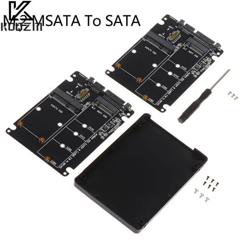 PC 노트북용 컨버터 라이저 보드 카드, M.2/mSATA to SATA 어댑터..