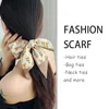 5pcs/set Series Silk Satin Scarf Women Cloth Hair Bands Headdress Accessories Lady Scarves Ribbon Neck Ties for Bag Handle 2
