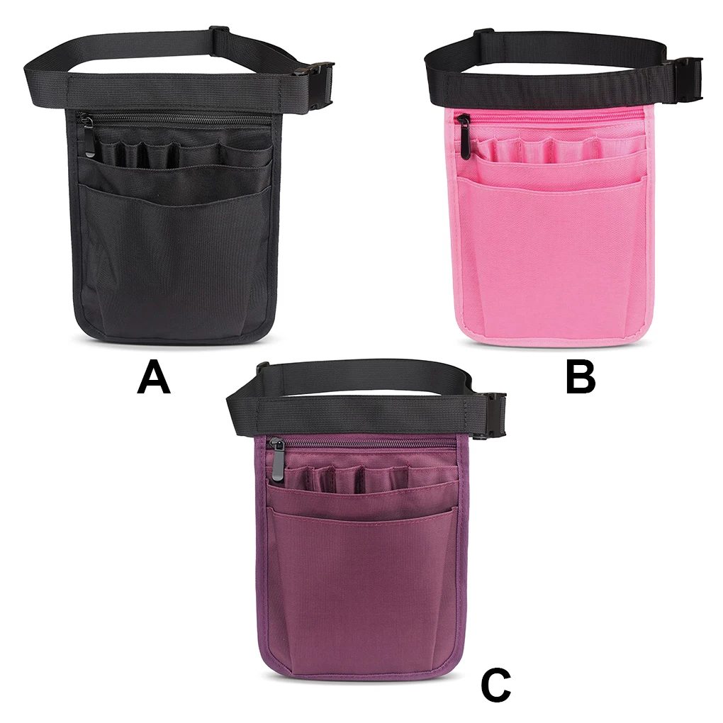 

Waist Bag Adjustable Buckle Belt Bags Fanny Pack Organizer Sports Pink